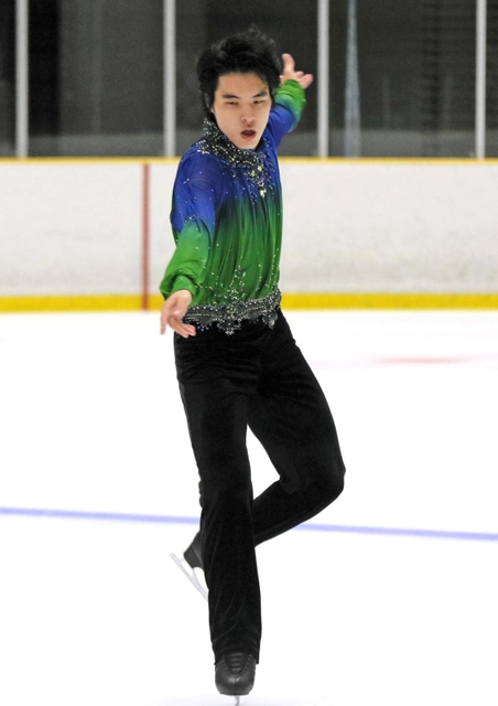 現役ラストシーズン初戦で男子ＳＰの演技に臨む山隈太一朗