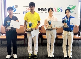 各部門を制した選手たち（主催者提供）