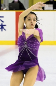 同門の三原舞依に続く２位に入った女子の籠谷歩未