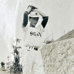 鈴木啓示さんと並び、兵庫県高校球界屈指の好左腕として名をはせた（本人提供）