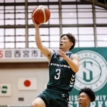 西宮-長崎　第２クオーター、シュートを決める西宮の松崎