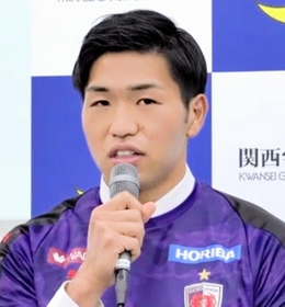 関学大のオンライン会見で抱負を語るＪ１京都内定の木村勇大