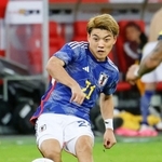 初出場のＷ杯に向け、意気込む堂安律＝９月２７日、デュッセルドルフ