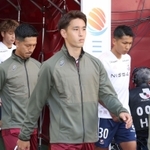 Ｊ１最終節の横浜Ｍ戦に先発出場した神戸のＤＦ小林友希＝５日、ノエビアスタジアム神戸