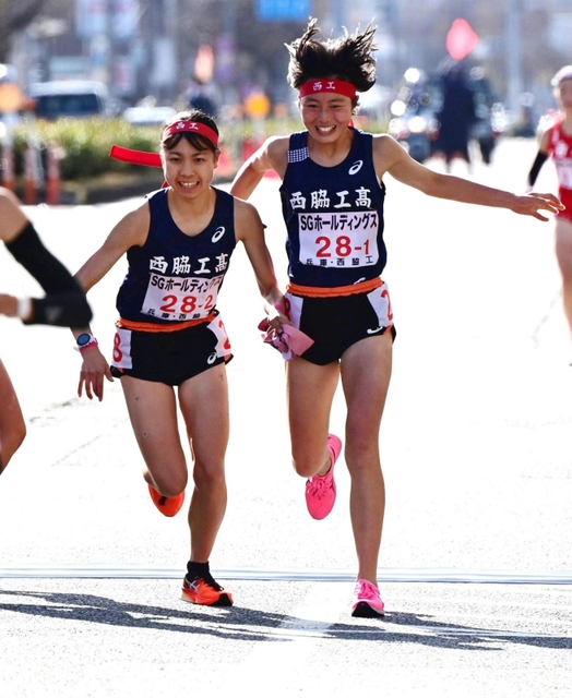 西脇工女子、新たな挑戦へ 2区飯塚が圧巻10人抜き、区間7位タイ
