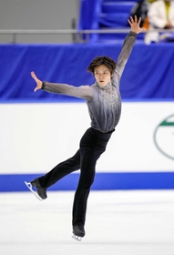 男子フリー　演技する宇野昌磨
