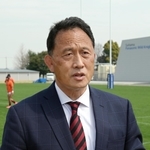 報徳ラグビー部の西條裕朗監督＝３月、埼玉県熊谷市上川上、さくらオーバルフォート