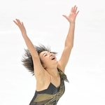 女子ＳＰ　首位スタートとなった坂本花織の演技（撮影・高部洋祐）