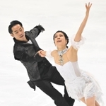 熱演する村元哉中、高橋大輔組