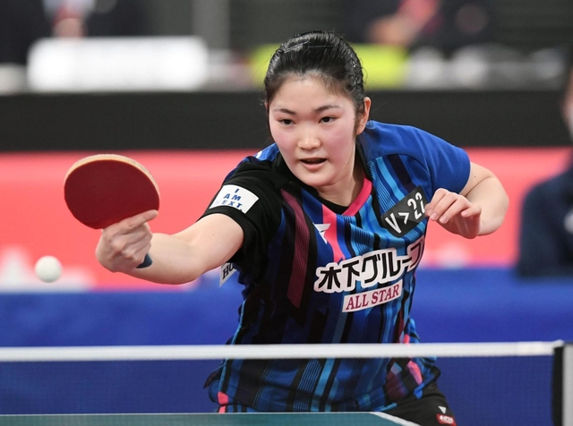 木原美悠＝29日午前、東京体育館