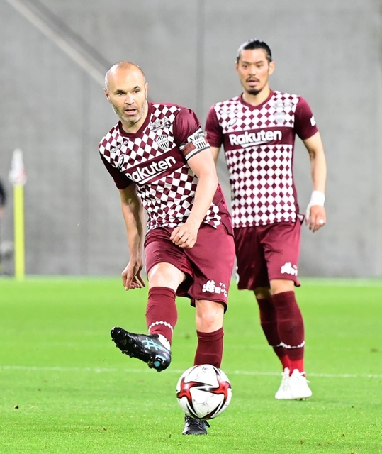 Ｊ１神戸のイニエスタ（資料写真）