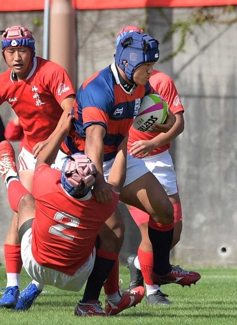ラグビーの高校日本代表に選ばれた関学のフッカー大塚壮二郎