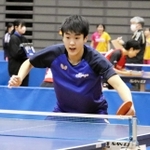 男子シングルス決勝　中学生で兵庫ナンバーワンに輝いた兵庫中の谷本