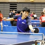 男子シングルス決勝　中学生で兵庫ナンバーワンに輝いた兵庫中の谷本