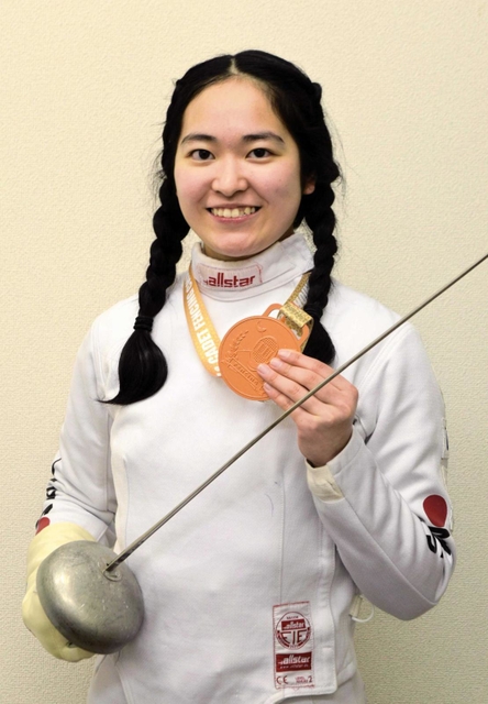 フェンシング、世界大会も飛躍誓う 三田学園高2年の西岡、アジア