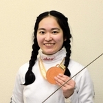 「五輪でのメダル獲得が目標」と話す西岡瞳＝三田学園高