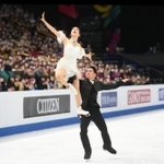 アイスダンスフリー　村元哉中、高橋大輔組の演技＝さいたまスーパーアリーナ（撮影・堀内翔）