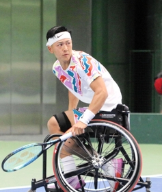 男子メインドローシングルス決勝　国枝慎吾の後継者として期待される小田凱人＝三木市志染町、ブルボンビーンズドーム