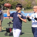 関学大のアメリカンフットボール歴代ＱＢが実技指導した練習会