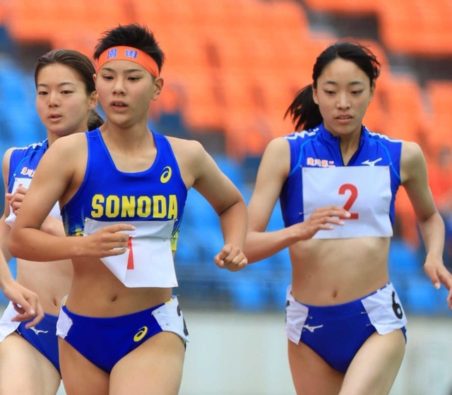 県高校総体＞陸上・女子七種競技 園田1年・本多が雪辱、圧勝で頂点