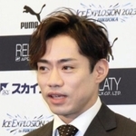 引退会見に臨む高橋大輔＝２日午後、東京都内