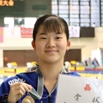 競泳女子２００メートルバタフライを制した神戸野田の菅原凛夏