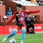 「代表の重みを感じている」と闘志を燃やすＭＦ守屋都弥＝ノエビアスタジアム神戸