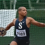 陸上男子円盤投げ予選　４０メートル４７で惜しくも決勝進出を逃した飾磨工の大森ジョウイ＝札幌厚別公園競技場（撮影・風斗雅博）