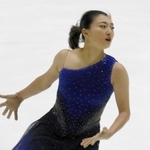 女子フリーで演技する坂本花織