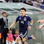 サッカー日本代表に選ばれた堂安（２０１８年撮影）