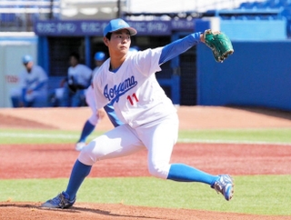 青学大の下村海翔投手（同大学提供）