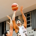 静岡-神戸　第１クオーター、シュートを決める神戸のポーター（Ｂリーグ提供）