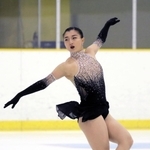 全兵庫フィギュアスケート選手権でフリー演技を披露する坂本花織＝尼崎スポーツの森