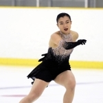 全兵庫フィギュアスケート選手権でフリー演技を披露する坂本花織＝尼崎スポーツの森