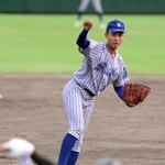地区大会から県大会決勝まで８試合全てで完投した須磨翔風のエース槙野＝明石トーカロ