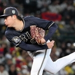 日本シリーズ第３戦に先発したオリックス・東＝甲子園球場（撮影・山崎　竜）