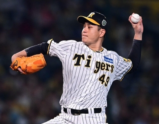 阪神-オリックス　阪神の先発大竹＝甲子園（撮影・中西幸大）