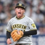 １０月２８日の第１戦で好投した阪神・村上＝京セラドーム大阪（撮影・中田匡峻）