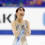女子フリーの演技を終えた三原舞依