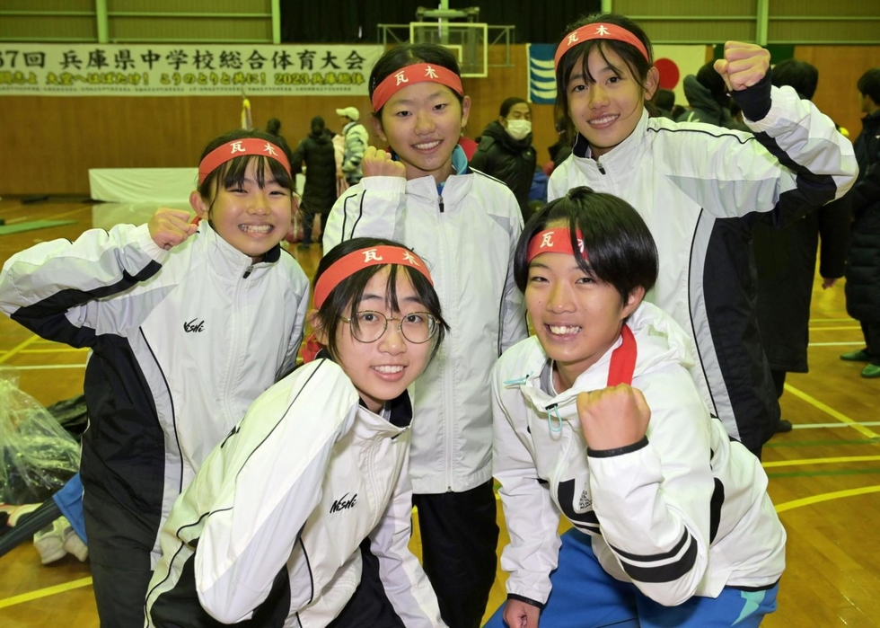3日号砲、近畿中学駅伝 初出場の女子・瓦木「次も100%の走りを