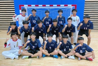 兵庫県の男子代表メンバー（提供・県中体連ハンドボール専門部）