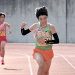 男子・稲美北　兵庫勢最上位の４位でフィニッシュするアンカー竹内悠翔