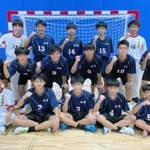 兵庫県の男子代表メンバー（提供・県中体連ハンドボール専門部）