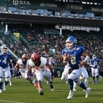 関学大が法大を圧倒した昨年の甲子園ボウル＝西宮市の甲子園球場