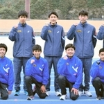 全国トップレベルの精鋭が集結した兵庫の中高生たち＝加古川運動公園陸上競技場