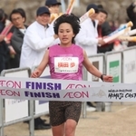 女子で優勝した横田歩（撮影・辰巳直之）