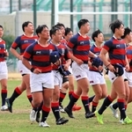 御所実に大敗し、引き上げる関学フィフティーン