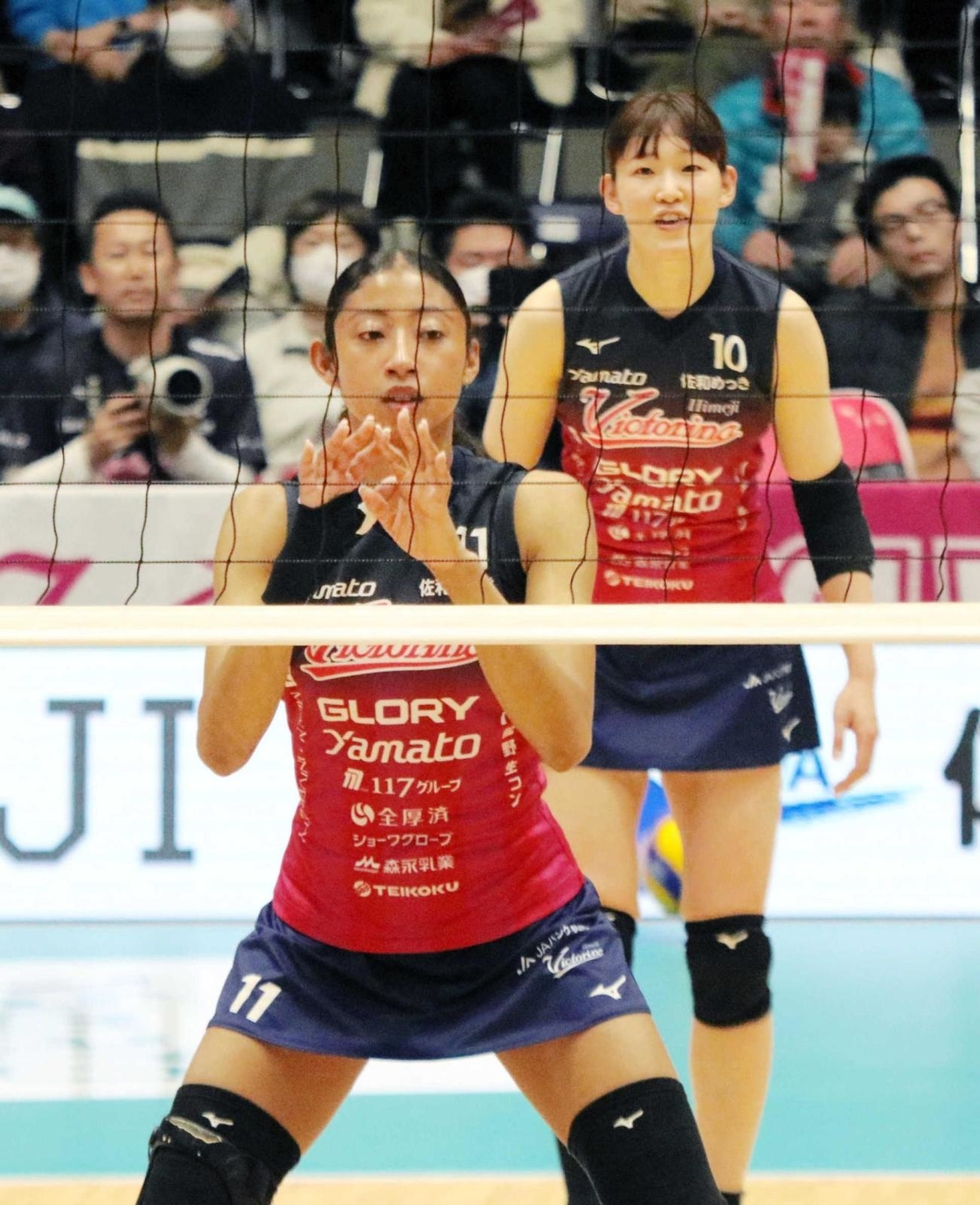 【定価スタート】Vリーグ女子神戸 S席主審側2列目2H中央より 1枚