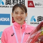 大阪国際女子マラソンで日本記録を更新した前田穂南＝１月２８日、ヤンマースタジアム長居