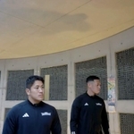 ラグビー神戸が釜石と共同制作したメッセージ動画の一場面（神戸の公式ユーチューブより）